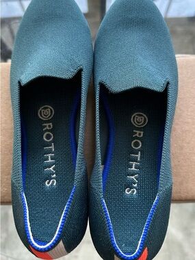 Rothy's Loafers in Teal Like New!!